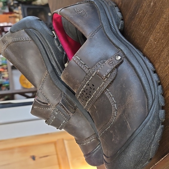 Keen Kaci II Leather Slip Ons Walking Hiking Outdoor Womens Size 7 - Picture 4 of 10